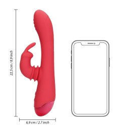  Loveline Vibro Swinging Rabbit 22 cm Rose
